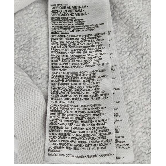 NIKE Baby Girls White w/ Gray Cheetah Print Sweatshirt - Size 12M - Picture 7 of 7